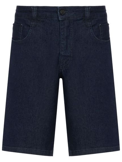 Bermuda Aramis Jeans Masculina Five Pockets Soft Escura - Marca Aramis