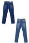 Kit Calça Jeans Infantil Menina - Azul Azul - Marca Reduzy