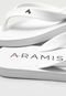 Chinelo Aramis Logo Branco - Marca Aramis