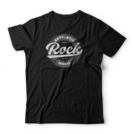 Camiseta Rock Vintage - Preto - Marca Studio Geek 