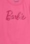 Blusa Infantil Fakini Barbie Rosa - Marca Fakini