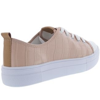 Tênis DAFITI SHOES Textura Bege - Compre Agora