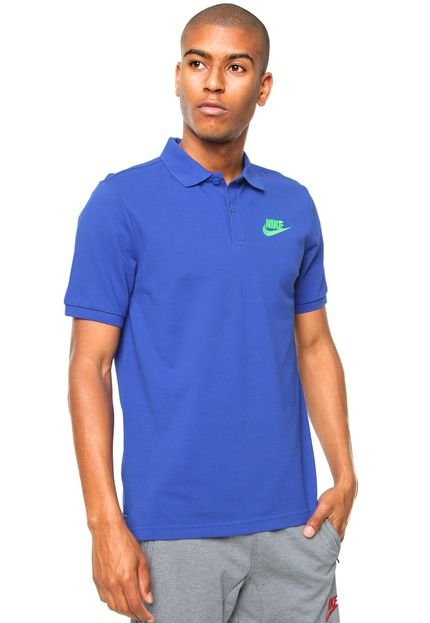 Camisa Polo Nike NSW Azul - Marca Nike