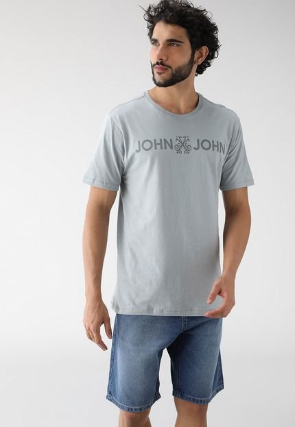 Camiseta John John Logo Cinza - Marca John John