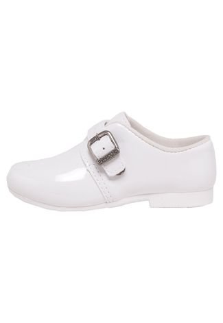 Sapato Pimpolho Infantil Fivela Branco