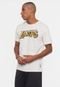 Camiseta NBA Sneakers Los Angeles Lakers Off White - Marca NBA