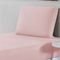 Jogo de Lençol Solteiro Malha Algodão 2 Peças - Rosa - Marca Casa Modelo Enxovais