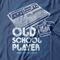 Camiseta Old School Player - Azul Genuíno - Marca Studio Geek 