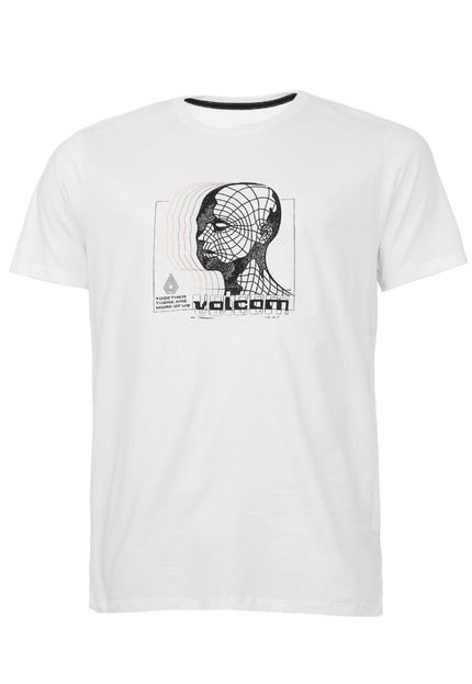 Camiseta Volcom Scanning Branca - Marca Volcom