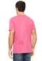Camiseta Aramis Regular Fit Estampada Rosa - Marca Aramis