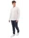 Camisa Calvin Klein Jeans Masculina Slim Fit New CKJ Logo Branca - Marca Calvin Klein