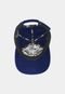 Boné Aba Curva Curvada Resina Premium Liso Masculino Dad Hat Strapback Ajustável Fitão Azul Escuro - Marca Resina