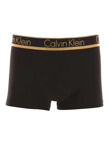 Cueca Calvin Klein Trunk Modal Dourado Preta 1UN - Marca Calvin Klein