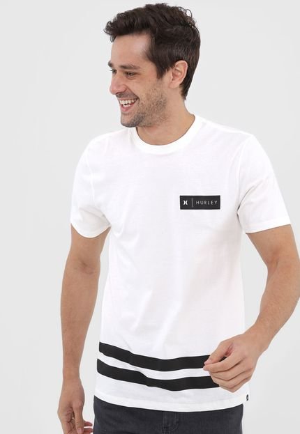 Camiseta Hurley Badge Party Off-White - Marca Hurley