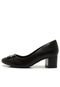 Scarpin Ramarim Aplique Preto - Marca Ramarim