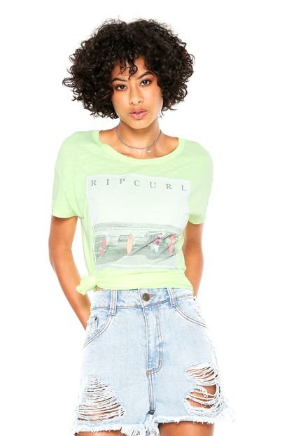 Camiseta Rip Curl Viewfinder Laced Verde - Marca Rip Curl