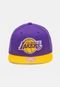 Boné Mitchell & Ness NBA Team 2 Tone 2.0 Snapback Los Angeles Lakers Roxo - Marca Mitchell & Ness