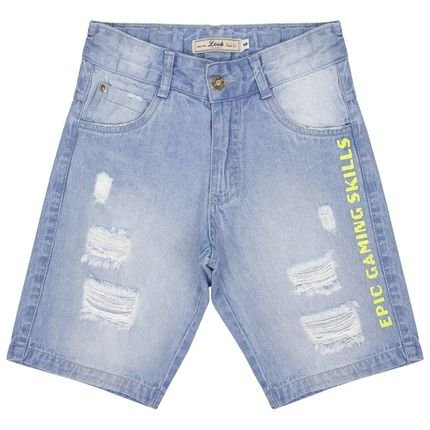 Bermuda Juvenil Look Jeans c/ Silk Jeans - Marca Look Jeans