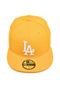 Boné New Era Fitted LA Dodgers Amarelo - Marca New Era