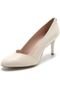 Scarpin Couro Jorge Bischoff Bico Redondo Off White - Marca Jorge Bischoff