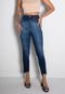 Calça Skinny Sisal Jeans Barra a Fio Desigual Azul Escuro - Marca Sisal Jeans