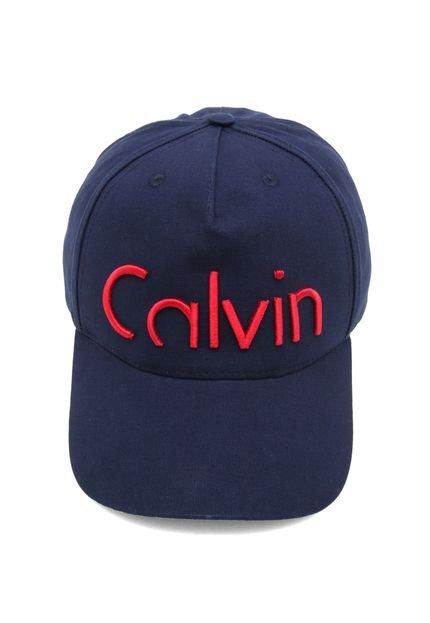 Boné Calvin Klein Snapback Logo Azul-Marinho - Marca Calvin Klein
