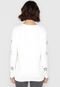 Suéter Tricot Facinelli by MOONCITY Estrelas Off-White - Marca Facinelli