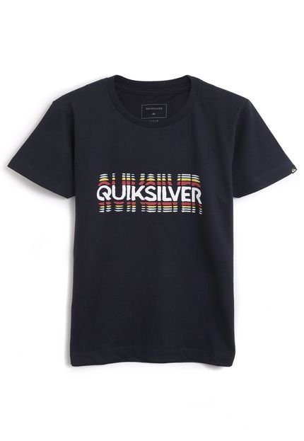 Camiseta Quiksilver Menino Escrita Preta - Marca Quiksilver