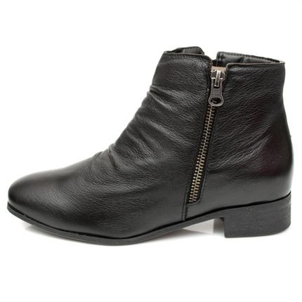 Bota Pattini em Couro Preto - Marca PATTINI