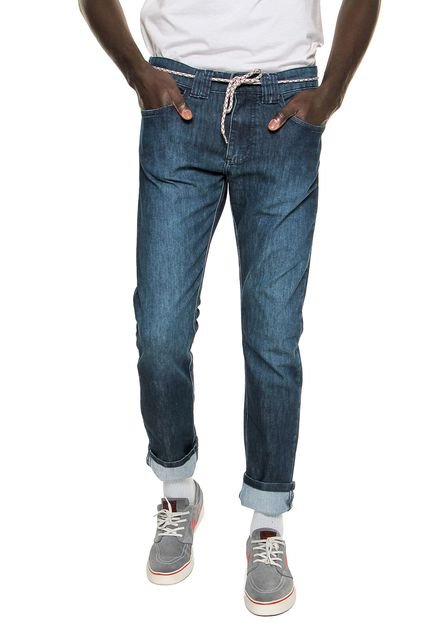 Calça Jeans Element Slim Desoto Azul-marinho - Marca Element