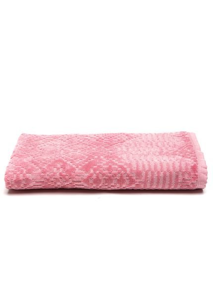 Toalha de Banho Santista Fio Penteado Laila 70x135cm Rosa - Marca Santista