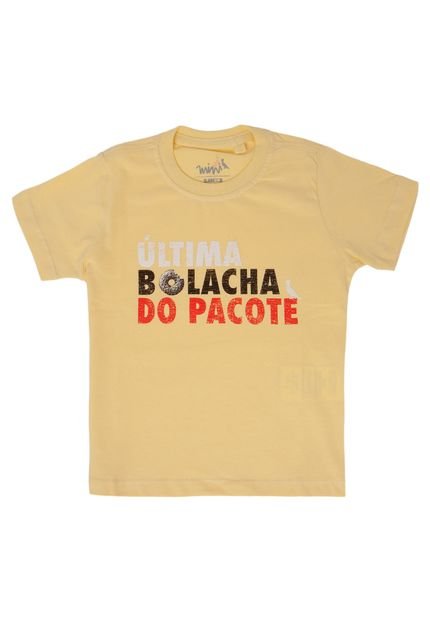 Camiseta Bolacha Reserva Mini Amarela - Marca Reserva Mini
