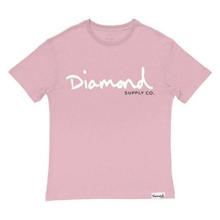 Camiseta Diamond OG Script Tee Masculina Rosa - Marca Diamond