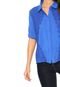 Camisa FiveBlu Renda Azul - Marca FiveBlu