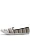 Slipper Moleca Listrado Off-White - Marca Moleca