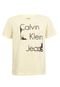 Camiseta Calvin Klein Kids Silk Amarela - Marca Calvin Klein Kids