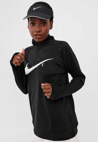Camiseta Nike Swoosh Run Preta