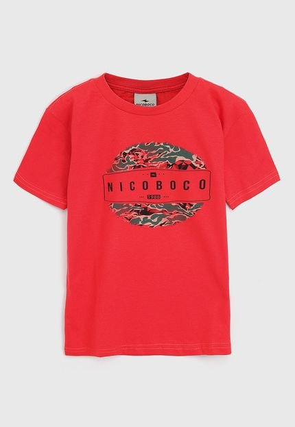 Camiseta Nicoboco Infantil Juv Icon Vermelha - Marca Nicoboco