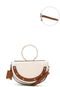 Bolsa Gash Tachas Off White - Marca Gash