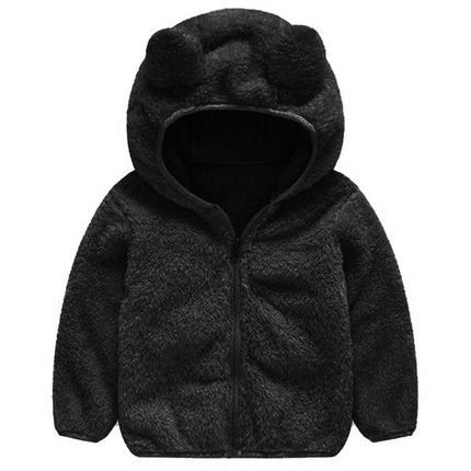 Jaqueta Infantil Menina Urso Inverno Fleece Plush Inverno - Marca Outros