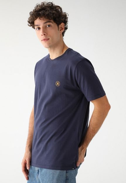 Camiseta Hurley Reta Logo Azul-Marinho - Marca Hurley