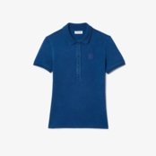 Camisa polo Lacoste piqué com efeito de lavagem Azul - Marca Lacoste