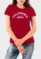 Camiseta Feminina Vinho California Algodão Premium Benellys - Marca Benellys