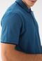 Camisa Polo Colcci Reta Piquet Azul - Marca Colcci