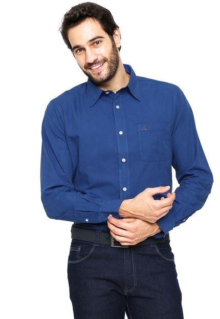 Camisa Polo Play Reta Harry Azul - Marca Polo Play