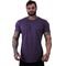 Kit 3 Camiseta Longline Masculina MXD Conceito para Academia e Casual Slim Mescla Marinho, Mescla Vermelho e Violeta - Marca Alto Conceito