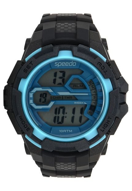 Relógio Speedo 65087G0EVNP1 Preto/Azul - Marca Speedo