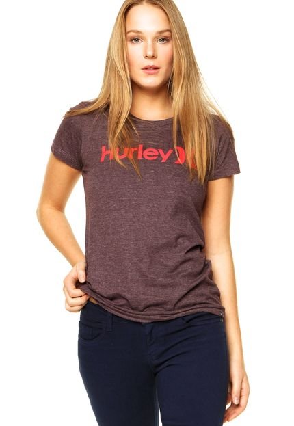 Camiseta Hurley One & Only Roxa - Marca Hurley