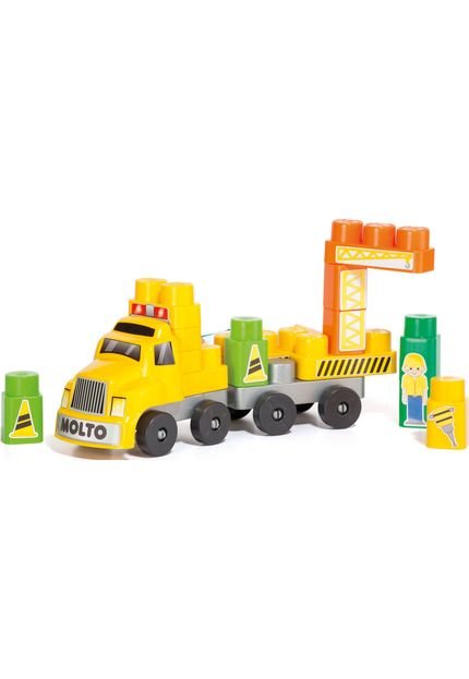 Baby Land Cardoso Toys Construtor Amarelo - Marca Cardoso Toys
