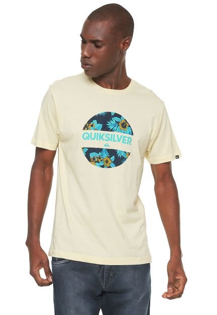 Camiseta Quiksilver Circle Garden Amarela - Marca Quiksilver